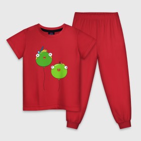 Детская пижама хлопок с принтом Хлебоуточки в Новосибирске, 100% хлопок |  брюки и футболка прямого кроя, без карманов, на брюках мягкая резинка на поясе и по низу штанин
 | breadwinners | buhdeuce | swaysway | быдыщ | хлебоутки | шлеп шлеп