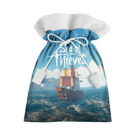 Подарочный 3D мешок с принтом Sea of Thieves в Новосибирске, 100% полиэстер | Размер: 29*39 см | Тематика изображения на принте: pirates | sea of thieves | пираты