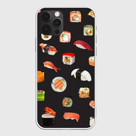 Чехол для iPhone 12 Pro Max с принтом Суши в Новосибирске, Силикон |  | food | rolls | sushi | tokyo | еда | роллы | суши | токио