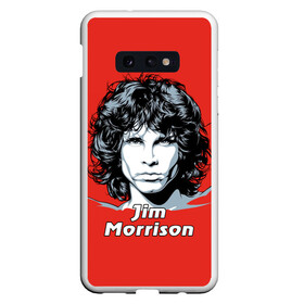 Чехол для Samsung S10E с принтом Jim Morrison в Новосибирске, Силикон | Область печати: задняя сторона чехла, без боковых панелей | Тематика изображения на принте: the doors | автор песен | вокалист | джим моррисон | звезда | музыка | певец | поэт | рок | рок музыка | фронтмен