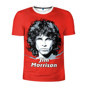 Мужская футболка 3D спортивная с принтом Jim Morrison в Новосибирске, 100% полиэстер с улучшенными характеристиками | приталенный силуэт, круглая горловина, широкие плечи, сужается к линии бедра | the doors | автор песен | вокалист | джим моррисон | звезда | музыка | певец | поэт | рок | рок музыка | фронтмен