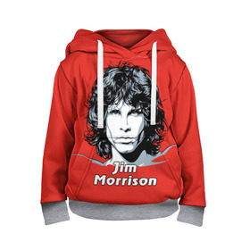 Детская толстовка 3D с принтом Jim Morrison в Новосибирске, 100% полиэстер | двухслойный капюшон со шнурком для регулировки, мягкие манжеты на рукавах и по низу толстовки, спереди карман-кенгуру с мягким внутренним слоем | Тематика изображения на принте: the doors | автор песен | вокалист | джим моррисон | звезда | музыка | певец | поэт | рок | рок музыка | фронтмен