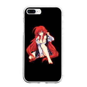 Чехол для iPhone 7Plus/8 Plus матовый с принтом Rias Gremory в Новосибирске, Силикон | Область печати: задняя сторона чехла, без боковых панелей | high school dxd | демоны старшей школы | исибуми итиэйи