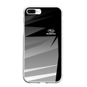 Чехол для iPhone 7Plus/8 Plus матовый с принтом SUBARU SPORT в Новосибирске, Силикон | Область печати: задняя сторона чехла, без боковых панелей | subaru | марка | машины | субару