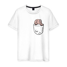 Мужская футболка хлопок с принтом Pig Sins pocket в Новосибирске, 100% хлопок | прямой крой, круглый вырез горловины, длина до линии бедер, слегка спущенное плечо. | anime | nanatsu no taizai | seven deadly sins | аниме