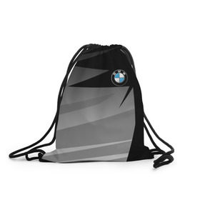 Рюкзак-мешок 3D с принтом BMW 2018 SPORT в Новосибирске, 100% полиэстер | плотность ткани — 200 г/м2, размер — 35 х 45 см; лямки — толстые шнурки, застежка на шнуровке, без карманов и подкладки | bmw | бмв | марка | машины