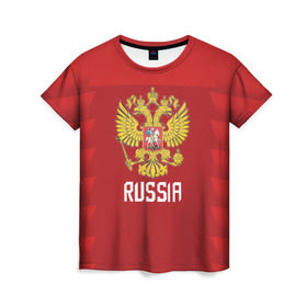 Женская футболка 3D с принтом Olympic Russia 2018 в Новосибирске, 100% полиэфир ( синтетическое хлопкоподобное полотно) | прямой крой, круглый вырез горловины, длина до линии бедер | Тематика изображения на принте: 