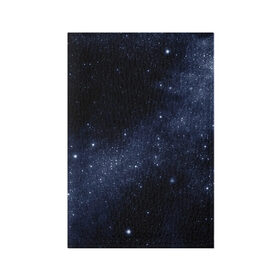 Обложка для паспорта матовая кожа с принтом Звёздное небо в Новосибирске, натуральная матовая кожа | размер 19,3 х 13,7 см; прозрачные пластиковые крепления | вселенная | звёзды | земля | космос | плеяды | пространство