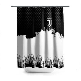 Штора 3D для ванной с принтом Juventus Original в Новосибирске, 100% полиэстер | плотность материала — 100 г/м2. Стандартный размер — 146 см х 180 см. По верхнему краю — пластиковые люверсы для креплений. В комплекте 10 пластиковых колец | football | soccer | ювентус