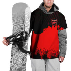 Накидка на куртку 3D с принтом Arsenal Original в Новосибирске, 100% полиэстер |  | football | soccer | арсенал