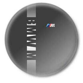 Значок с принтом BMW 2018 M Sport в Новосибирске,  металл | круглая форма, металлическая застежка в виде булавки | bmw | бмв | марка | машины