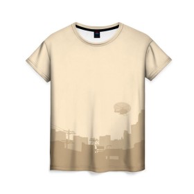 Женская футболка 3D с принтом GTA SA - San Andreas 2 в Новосибирске, 100% полиэфир ( синтетическое хлопкоподобное полотно) | прямой крой, круглый вырез горловины, длина до линии бедер | carl johnson | grand theft auto | gta | los santos | sa | san andreas | гта