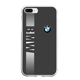 Чехол для iPhone 7Plus/8 Plus матовый с принтом BMW SPORT в Новосибирске, Силикон | Область печати: задняя сторона чехла, без боковых панелей | bmw | bmw motorsport | bmw performance | carbon | m | motorsport | performance | sport | бмв | карбон | моторспорт | спорт