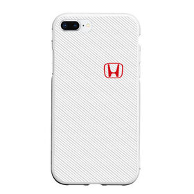 Чехол для iPhone 7Plus/8 Plus матовый с принтом HONDA SPORT в Новосибирске, Силикон | Область печати: задняя сторона чехла, без боковых панелей | марка | машины | хонда