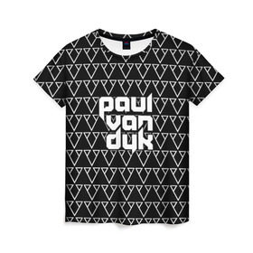 Женская футболка 3D с принтом Paul Van Dyk в Новосибирске, 100% полиэфир ( синтетическое хлопкоподобное полотно) | прямой крой, круглый вырез горловины, длина до линии бедер | paul van dyk | ван | дайк | дук | дюк | маттиас пауль | паул | пауль | пол