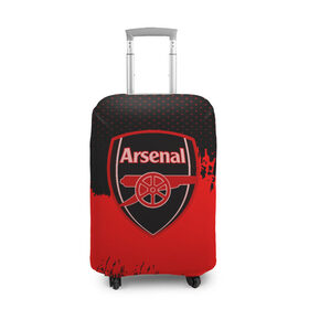 Чехол для чемодана 3D с принтом FC Arsenal Original uniform в Новосибирске, 86% полиэфир, 14% спандекс | двустороннее нанесение принта, прорези для ручек и колес | football | soccer | арсенал