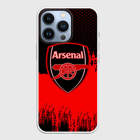 Чехол для iPhone 13 Pro с принтом FC Arsenal Original uniform в Новосибирске,  |  | Тематика изображения на принте: football | soccer | арсенал