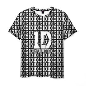 Мужская футболка 3D с принтом One direction в Новосибирске, 100% полиэфир | прямой крой, круглый вырез горловины, длина до линии бедер | 1 direction | one direction | ван | дирекшен | дирекшн