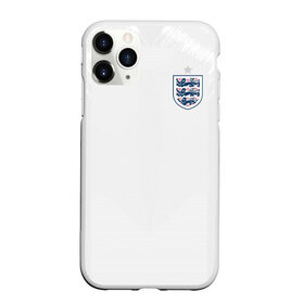 Чехол для iPhone 11 Pro матовый с принтом England home WC 2018 в Новосибирске, Силикон |  | cup | england | fifa | russia | world | англия | мира | россия | чемпионат