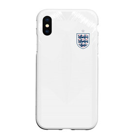 Чехол для iPhone XS Max матовый с принтом England home WC 2018 в Новосибирске, Силикон | Область печати: задняя сторона чехла, без боковых панелей | Тематика изображения на принте: cup | england | fifa | russia | world | англия | мира | россия | чемпионат