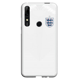 Чехол для Honor P Smart Z с принтом England home WC 2018 в Новосибирске, Силикон | Область печати: задняя сторона чехла, без боковых панелей | cup | england | fifa | russia | world | англия | мира | россия | чемпионат