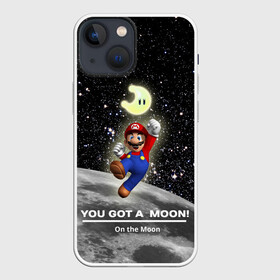 Чехол для iPhone 13 mini с принтом You got a moon в Новосибирске,  |  | Тематика изображения на принте: 