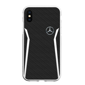 Чехол для iPhone XS Max матовый с принтом MERCEDES BENZ SPORT в Новосибирске, Силикон | Область печати: задняя сторона чехла, без боковых панелей | mercedes | марка | машины | мерседес