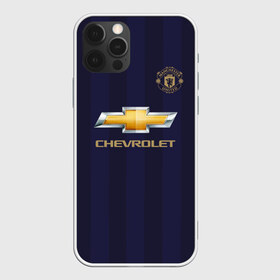 Чехол для iPhone 12 Pro Max с принтом Man United Форма Away 18 19 в Новосибирске, Силикон |  | mu | манчестер юнайтед | мю | форма