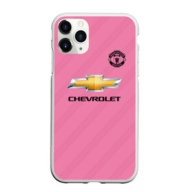 Чехол для iPhone 11 Pro Max матовый с принтом Man United Форма Third 18 19 в Новосибирске, Силикон |  | mu | манчестер юнайтед | мю | форма