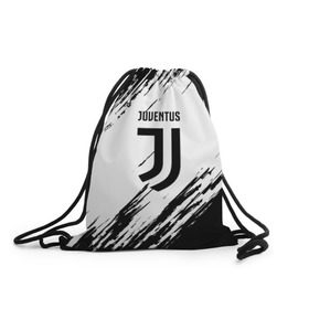 Рюкзак-мешок 3D с принтом Juventus 2018 Original в Новосибирске, 100% полиэстер | плотность ткани — 200 г/м2, размер — 35 х 45 см; лямки — толстые шнурки, застежка на шнуровке, без карманов и подкладки | Тематика изображения на принте: fly emirates | juventus | ronaldo | клуб | линии | мода | модные | мяч | реал мадрид | спорт | спортивные | стиль | футбол | футбольный клуб | экстрим | эмблема | ювентус