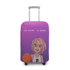 Чехол для чемодана 3D с принтом Lil Pump D Rose в Новосибирске, 86% полиэфир, 14% спандекс | двустороннее нанесение принта, прорези для ручек и колес | hip hop | hiphop | lil pump | mc | rap | газзи гарсия | зачитал | клауд | клауд рэп | лил памп | лили | мс | памп | реп | репер | речитатив | рэп | рэпер | трэп | хип | хип хоп | хипхоп | хоп