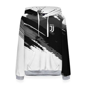 Женская толстовка 3D с принтом FC Juventus Original 2018 в Новосибирске, 100% полиэстер  | двухслойный капюшон со шнурком для регулировки, мягкие манжеты на рукавах и по низу толстовки, спереди карман-кенгуру с мягким внутренним слоем. | football | soccer | ювентус