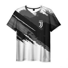 Мужская футболка 3D с принтом FC Juventus Original 2018 в Новосибирске, 100% полиэфир | прямой крой, круглый вырез горловины, длина до линии бедер | football | soccer | ювентус