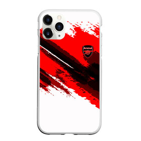 Чехол для iPhone 11 Pro матовый с принтом FC Arsenal Original 2018 в Новосибирске, Силикон |  | Тематика изображения на принте: football | soccer