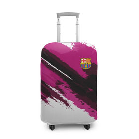 Чехол для чемодана 3D с принтом FC Barcelona Original 2018 в Новосибирске, 86% полиэфир, 14% спандекс | двустороннее нанесение принта, прорези для ручек и колес | football | soccer | барселона