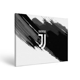 Холст прямоугольный с принтом JUVENTUS SPORT STYLE в Новосибирске, 100% ПВХ |  | football | soccer | ювентус