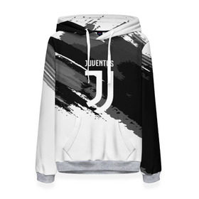 Женская толстовка 3D с принтом JUVENTUS SPORT STYLE в Новосибирске, 100% полиэстер  | двухслойный капюшон со шнурком для регулировки, мягкие манжеты на рукавах и по низу толстовки, спереди карман-кенгуру с мягким внутренним слоем. | Тематика изображения на принте: football | soccer | ювентус