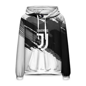 Мужская толстовка 3D с принтом JUVENTUS SPORT STYLE в Новосибирске, 100% полиэстер | двухслойный капюшон со шнурком для регулировки, мягкие манжеты на рукавах и по низу толстовки, спереди карман-кенгуру с мягким внутренним слоем. | Тематика изображения на принте: football | soccer | ювентус