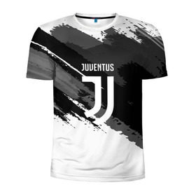 Мужская футболка 3D спортивная с принтом JUVENTUS SPORT STYLE в Новосибирске, 100% полиэстер с улучшенными характеристиками | приталенный силуэт, круглая горловина, широкие плечи, сужается к линии бедра | Тематика изображения на принте: football | soccer | ювентус