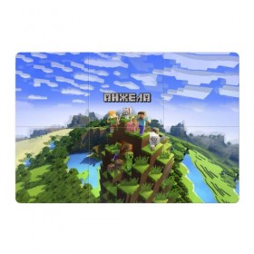 Магнитный плакат 3Х2 с принтом Анжела - Minecraft в Новосибирске, Полимерный материал с магнитным слоем | 6 деталей размером 9*9 см | 