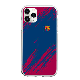 Чехол для iPhone 11 Pro матовый с принтом FC Barca 2018 Original в Новосибирске, Силикон |  | fc | fc barcelona | fcb | fly emirates | ronaldo | абстракция | барселона | геометрия | зож | клуб | линии | месси | модные | мяч | реал мадрид | спорт | спортивные | тренды | футбол | футбольный клуб | эмблема