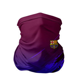 Бандана-труба 3D с принтом FC Barcelona SPORT в Новосибирске, 100% полиэстер, ткань с особыми свойствами — Activecool | плотность 150‒180 г/м2; хорошо тянется, но сохраняет форму | football | soccer | разноцветный