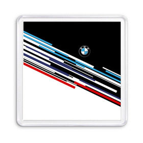 Магнит 55*55 с принтом BMW BRAND COLOR в Новосибирске, Пластик | Размер: 65*65 мм; Размер печати: 55*55 мм | bmw | бмв | марка | машины