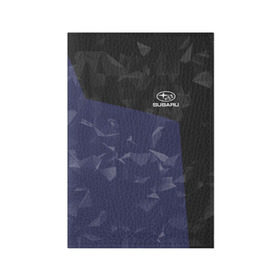 Обложка для паспорта матовая кожа с принтом SUBARU SPORT в Новосибирске, натуральная матовая кожа | размер 19,3 х 13,7 см; прозрачные пластиковые крепления | subaru | марка | машины | субару