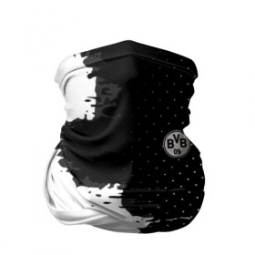 Бандана-труба 3D с принтом Borussia uniform black 2018 в Новосибирске, 100% полиэстер, ткань с особыми свойствами — Activecool | плотность 150‒180 г/м2; хорошо тянется, но сохраняет форму | football | soccer | боруссия