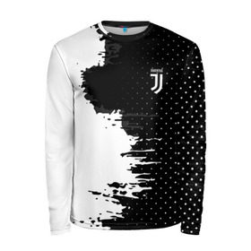 Мужской лонгслив 3D с принтом Juventus uniform black 2018 в Новосибирске, 100% полиэстер | длинные рукава, круглый вырез горловины, полуприлегающий силуэт | football | soccer | ювентус