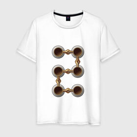 Мужская футболка хлопок с принтом Табула раса в Новосибирске, 100% хлопок | прямой крой, круглый вырез горловины, длина до линии бедер, слегка спущенное плечо. | 