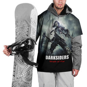 Накидка на куртку 3D с принтом Darksiders: Wrath of War в Новосибирске, 100% полиэстер |  | 