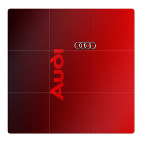 Магнитный плакат 3Х3 с принтом Audi в Новосибирске, Полимерный материал с магнитным слоем | 9 деталей размером 9*9 см | Тематика изображения на принте: audi | автомобиль | ауди | кольца | лого