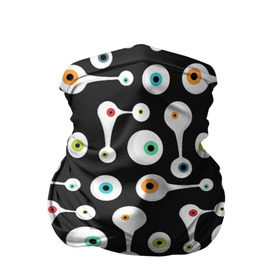 Бандана-труба 3D с принтом Разноцветные глаза в Новосибирске, 100% полиэстер, ткань с особыми свойствами — Activecool | плотность 150‒180 г/м2; хорошо тянется, но сохраняет форму | глаза | психология | яркие цвета